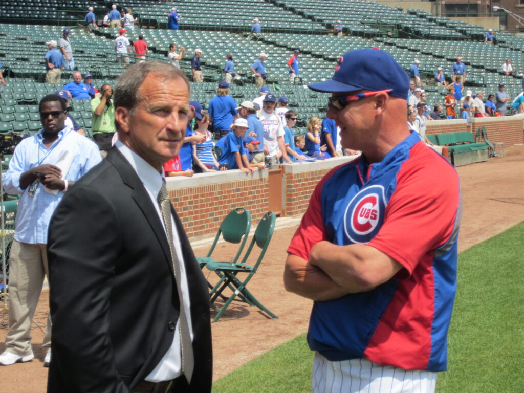 The Cubs gave Rick Renteria, Jim Hendry, and Dale Sveum World Series rings